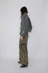 CIRCLE RIB WASHED MA-1 -GRAYISH KHAKI-